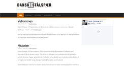 Desktop Screenshot of danskstaalspaer.dk